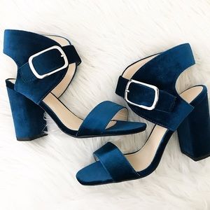 Sophia Velvet Heels